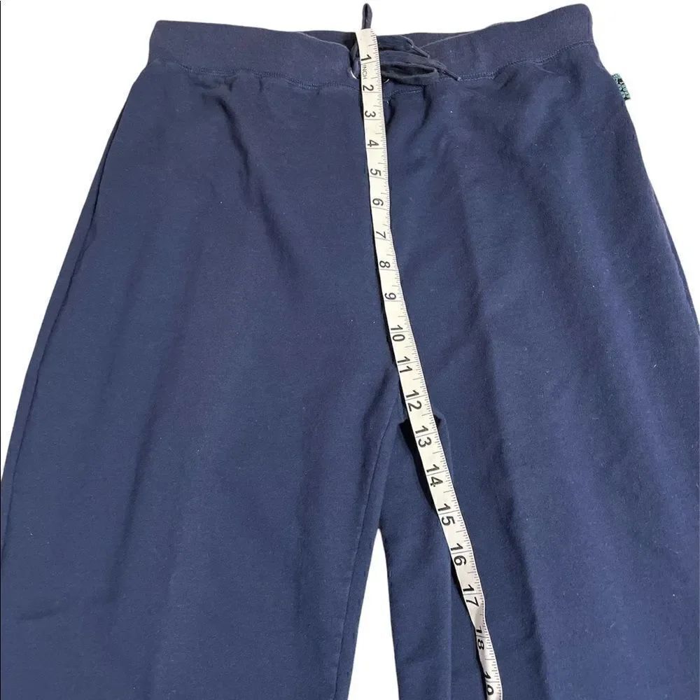 Blue Drawstring Sweat Pants - Straight leg - Picture 3 of 6
